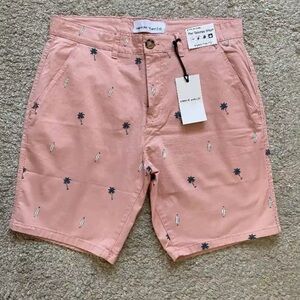 Paper Denim & Cloth Pink Cargo Shorts